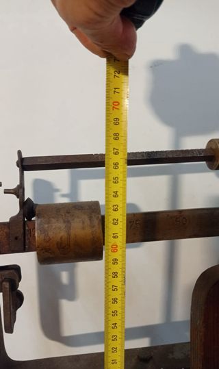 antigua bascula para sacos 150 kilos