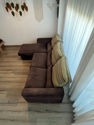 Sofá Chaise Longue Marrón