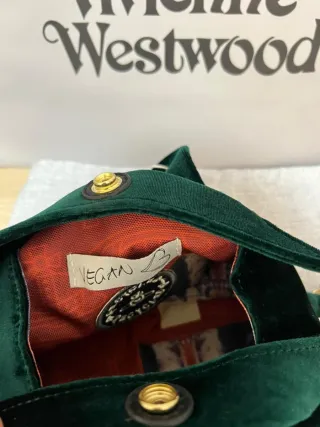 Bolso Vivienne Westwood Verde Terciopelo