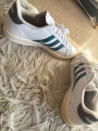 Zapatillas Adidas Blancas y Verdes