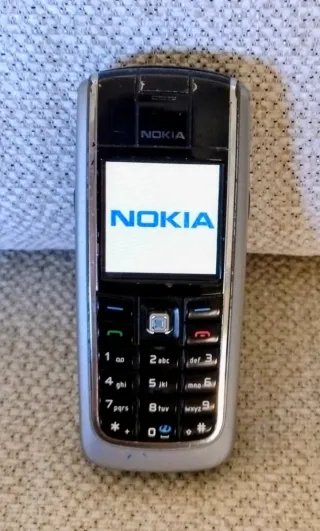 Teléfono Móvil Nokia 6021 Negro/Plateado