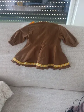 Disfraz India Niña Talla 1-2 Años