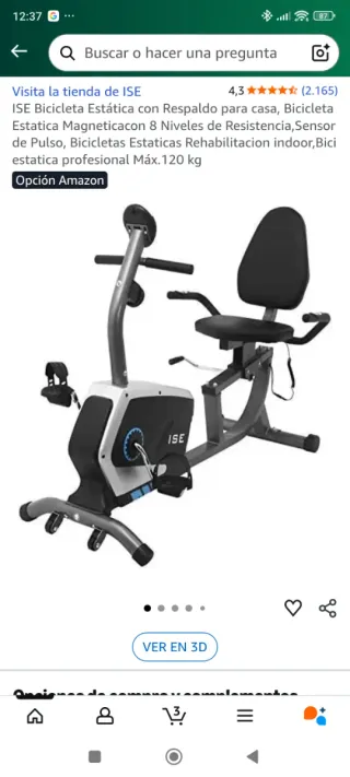 Bicicleta Estática ISE