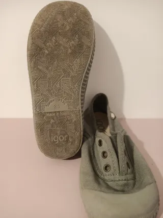 Zapatillas lona Igor T25 verde