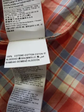 Camisa United Colors of Benetton cuadros