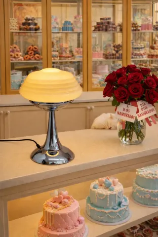 Candeeiro Vintage Opalino