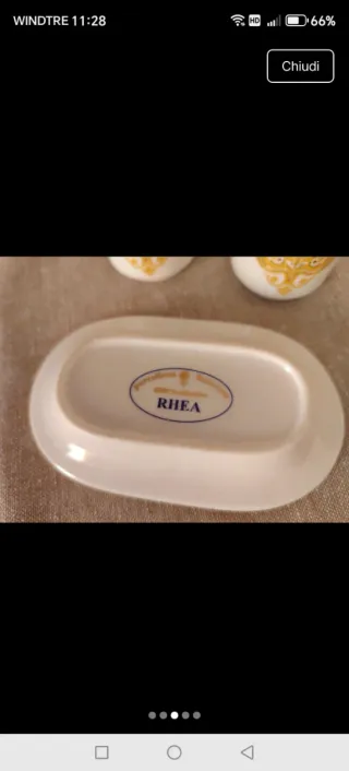 Set sale e pepe porcellana vintage