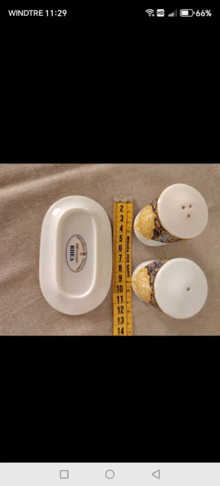 Set sale e pepe porcellana vintage