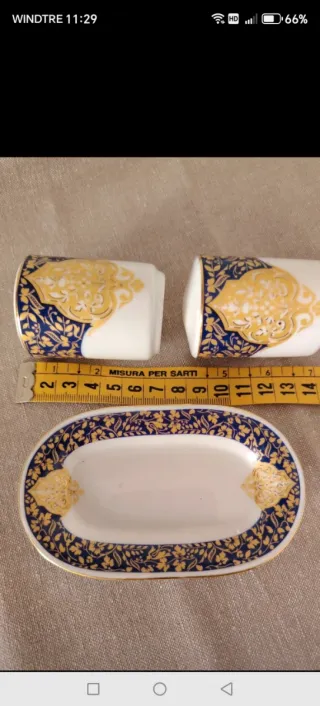 Set sale e pepe porcellana vintage