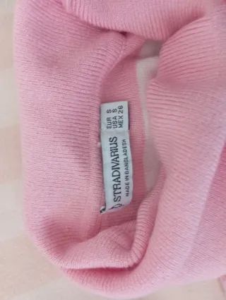 Jersey niña rayas rosa y blanco