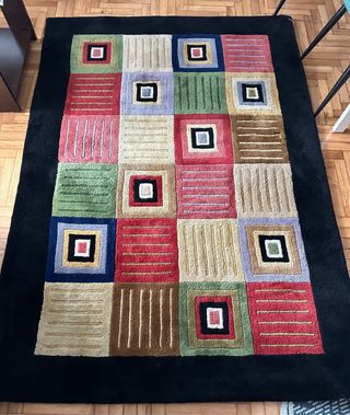 Alfombra grande multicolor