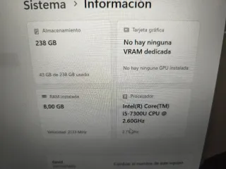 Portátil Lenovo Negro