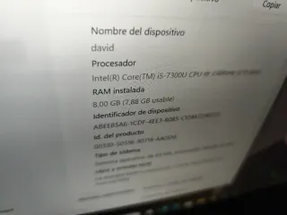 Portátil Lenovo Negro