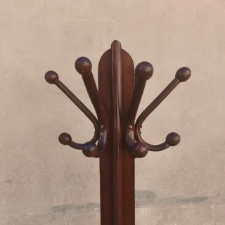 Perchero Art Decó Madera Maciza