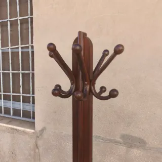 Perchero Art Decó Madera Maciza