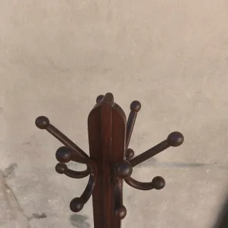 Perchero Art Decó Madera Maciza