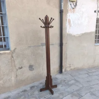 Perchero Art Decó Madera Maciza