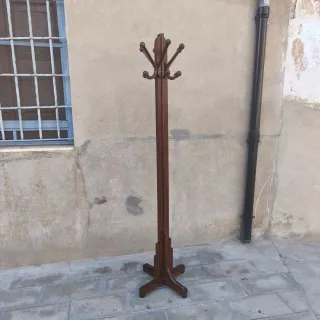 Perchero Art Decó Madera Maciza
