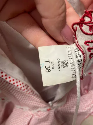 Traje flamenca corto de lunares