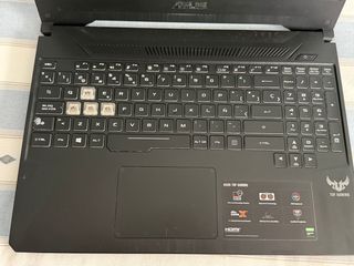Portátil Gaming Asus TUF Negro para piezas