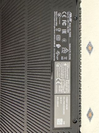 Portátil Gaming Asus TUF Negro para piezas