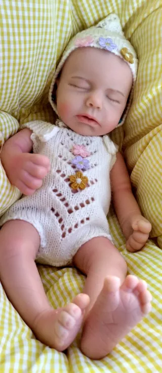 Bebé Reborn Silicona Completa 33cm