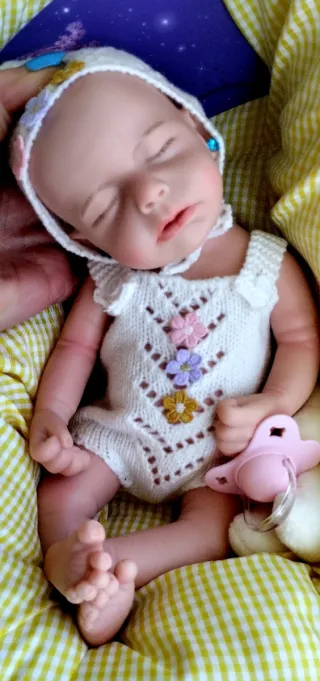 Bebé Reborn Silicona Completa 33cm