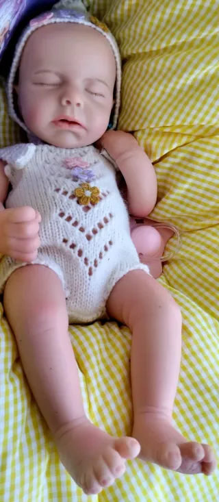 Bebé Reborn Silicona Completa 33cm