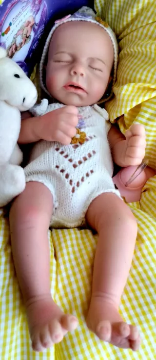Bebé Reborn Silicona Completa 33cm