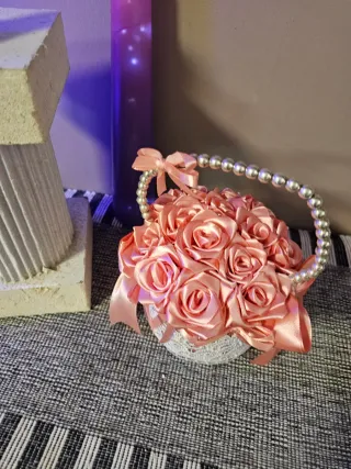 Ramos de flores de tela hechos a mano