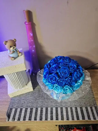 Ramos de flores de tela hechos a mano