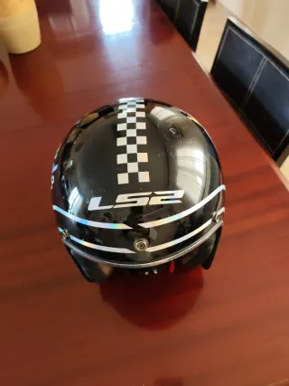 Casco Jet LS2 Negro Talla M