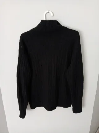 Jersey Kappa cremallera hombre negro