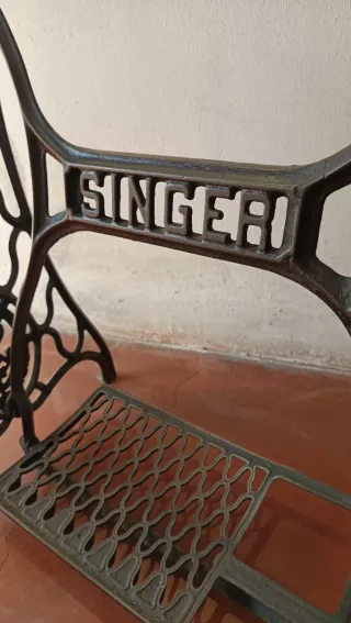 SINGER Patas Máquina Coser Singer Antigua grandes