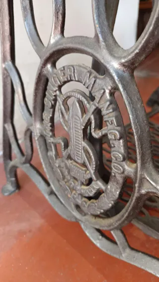 SINGER Patas Máquina Coser Singer Antigua grandes