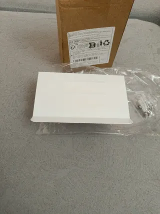 Soporte Papel Higiénico con Estante Blanco