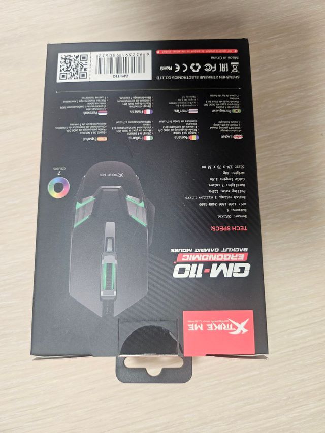 Mouse da Gaming Xtrike Me GM-110 Ergonomico