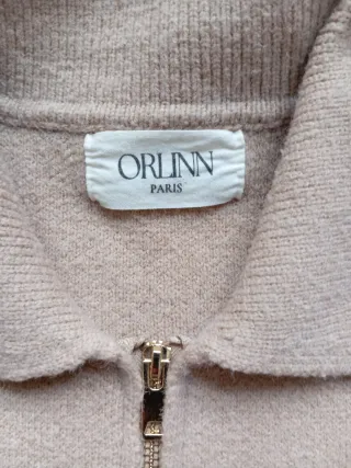 Chaqueta Orlann Beige con Estampado Animal