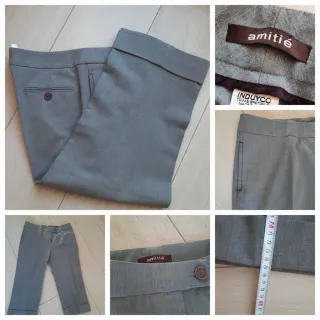 Pantalón mujer Amitié Talla 42 Gris