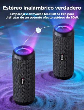 Altavoz Bluetooth Rienok 40W Portátil