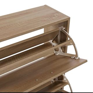 Zapatero 3 cajones madera