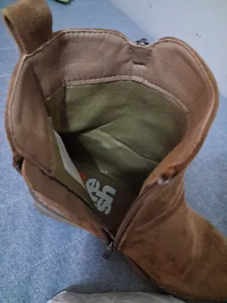 Botines Refresh Beige/Marrón