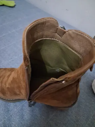 Botines Refresh Beige/Marrón