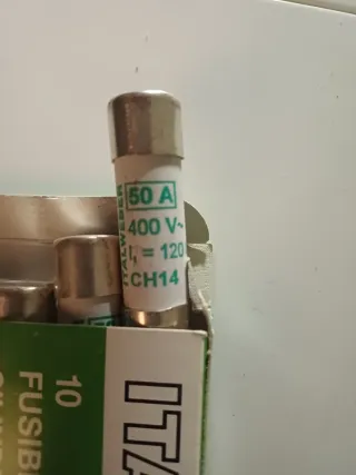 250pz ÏTALWEBER Fusibili Cilindrici 14x51