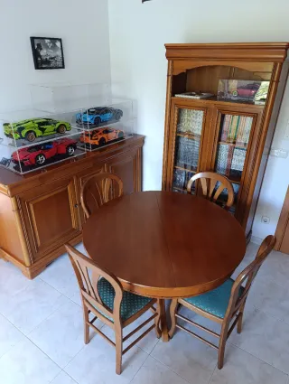Conjunto Muebles Salón Comedor Madera