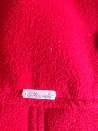 Abrigo rojo niña Miranda talla 6