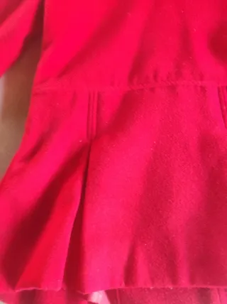 Abrigo rojo niña Miranda talla 6