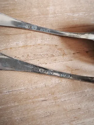 Cubiertos de plata Bagués