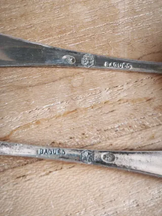 Cubiertos de plata Bagués