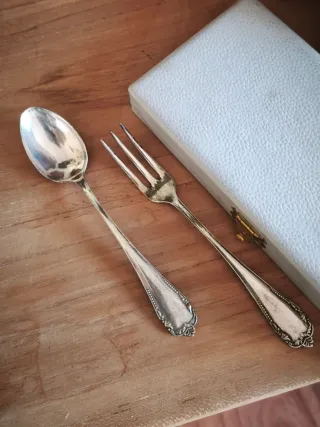 Cubiertos de plata Bagués